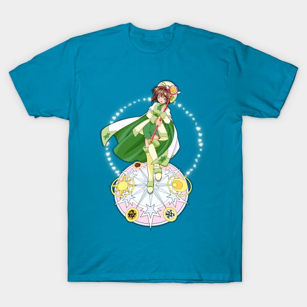 Card Captor Sakura - Sakura T-Shirt by Nykos